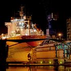 Gaschem Bergen im Dock