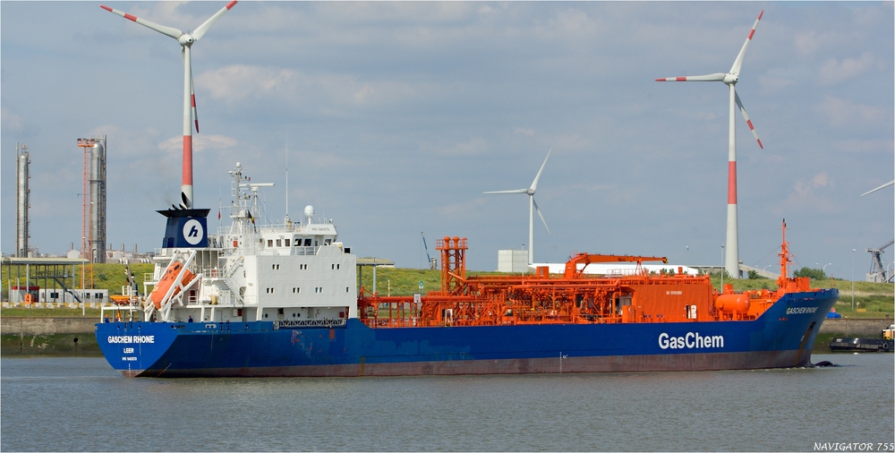 GASCHEM RHONE / LPG Tanker / Antwerpen