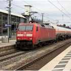 Gaskesselwagen  im Hauptbahnhof