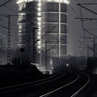 Gasometer B&W