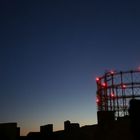 Gasometer by night