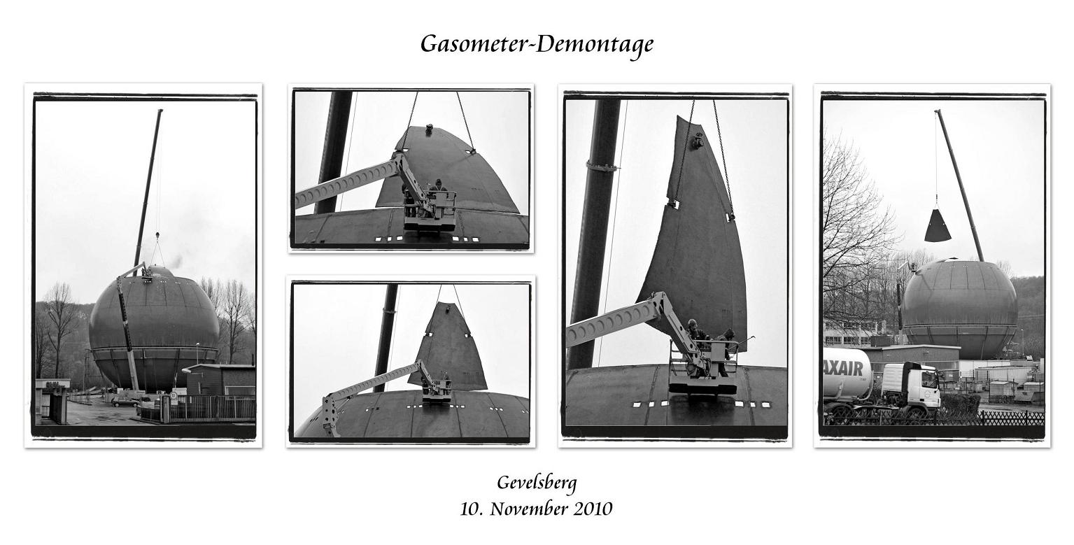 Gasometer-Demontage