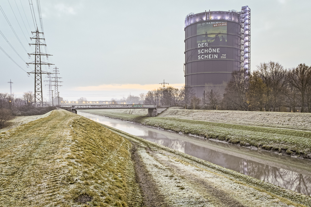 Gasometer frostig