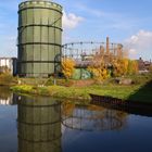 Gasometer im Spiegel der Saar - Völklinger Hütte