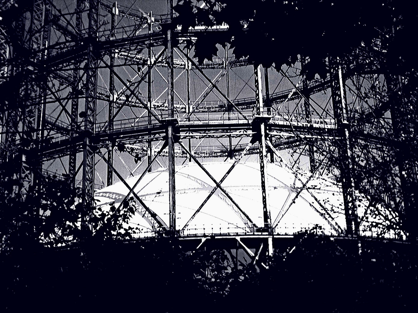 Gasometer in Berlin - aufgelassen