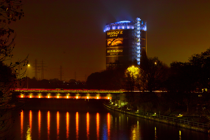 Gasometer, Oberhausen, Ruhrgebiet, Rheinland, Bald Weltkulturerbe??