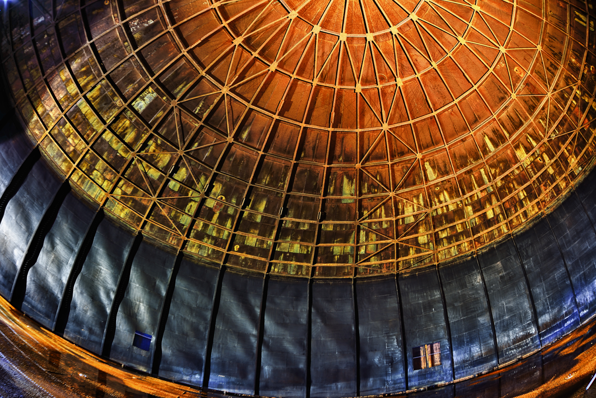 Gasometer Pforzheim - innen Frontansicht