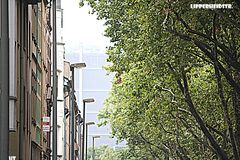 Gasometer selbst in 2 km Entfernung gut zu sehen