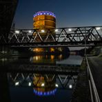 Gasometer und Brücken in Oberhausen