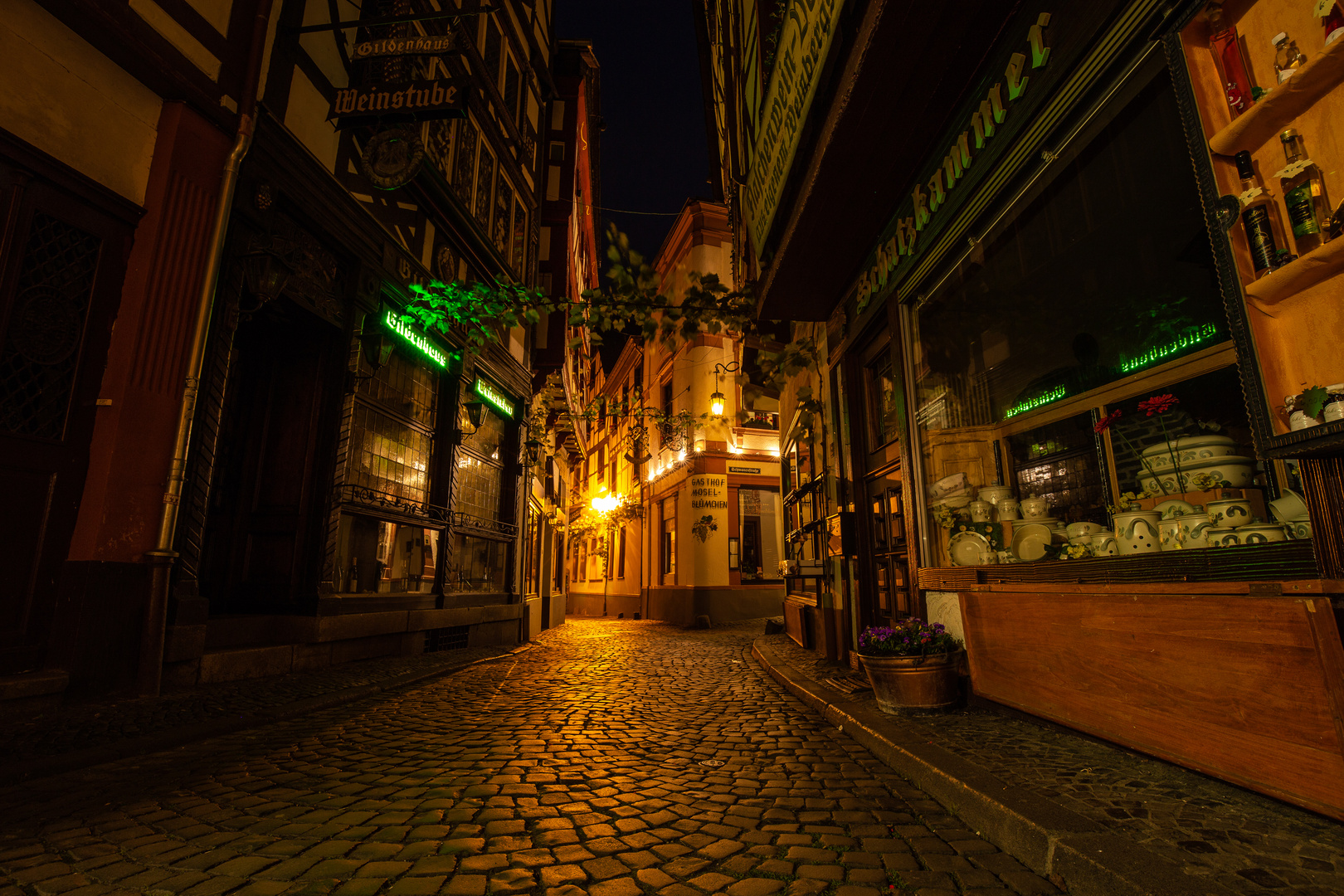 Gasse am Abend