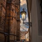 Gasse am Veitsdom in Prag