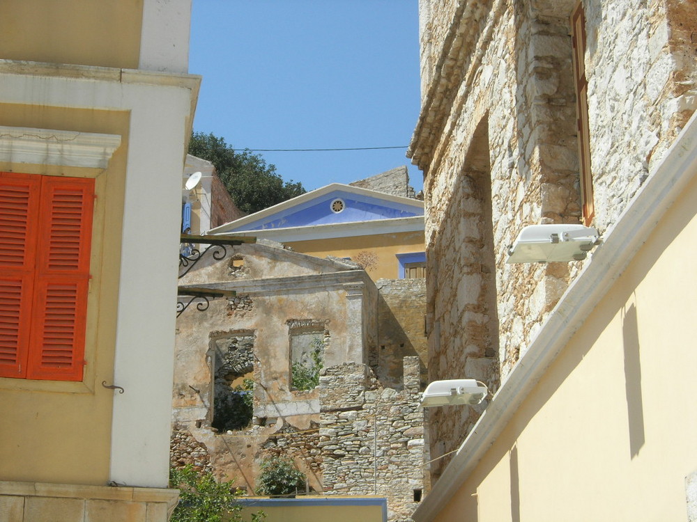 Gasse auf Symi