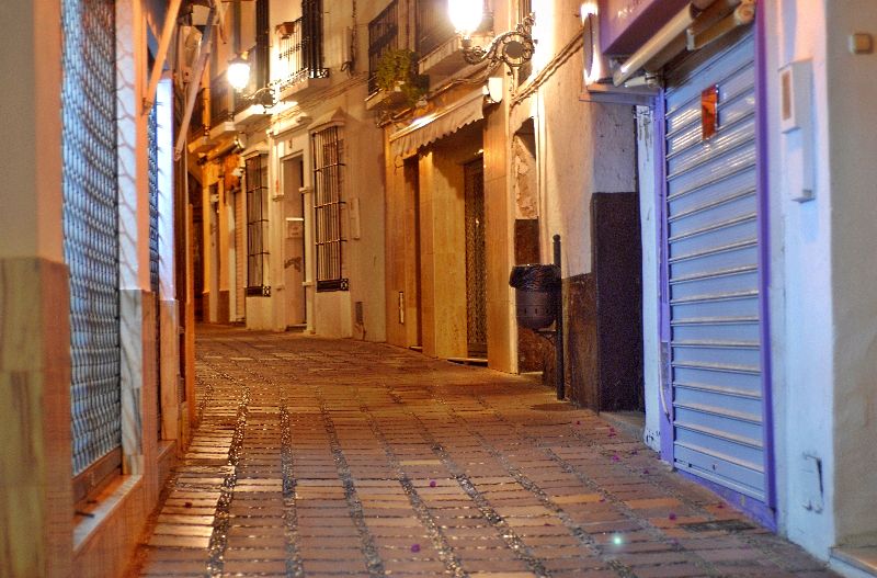 Gasse bei Nacht