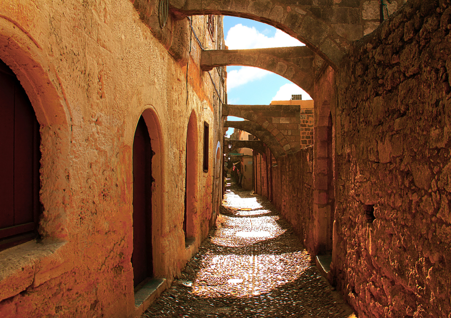 Gasse der Altstadt Rhodos