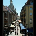 Gasse durch Dresden