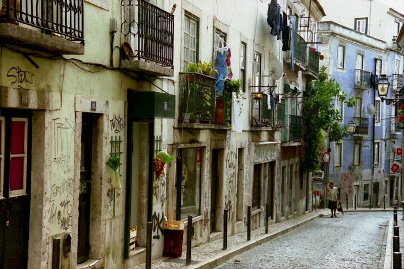 Gasse im Bairro Alto, Lisboa