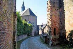 Gasse im historischen Liedberg/Korschenbroich