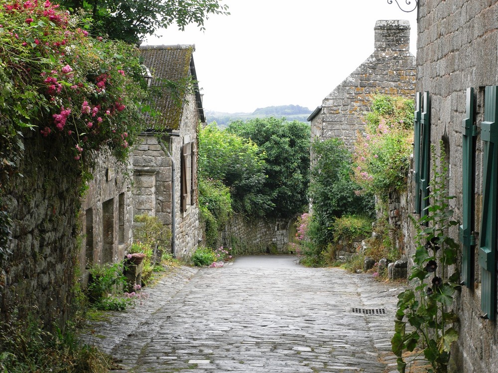 Gasse im Mittelalter