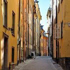 Gasse im Stadtteil Gamla Stan