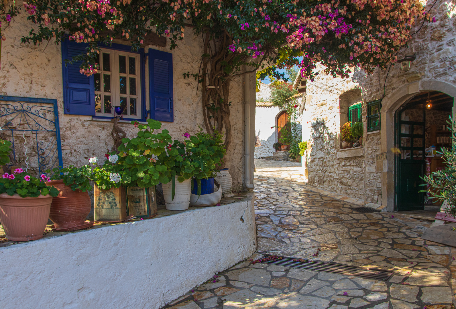 Gasse in Afionas