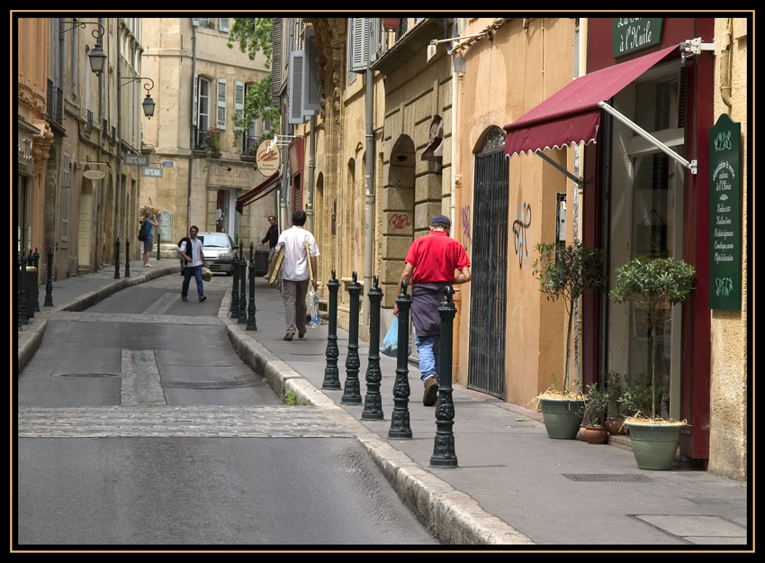 Gasse in Aix en Provence