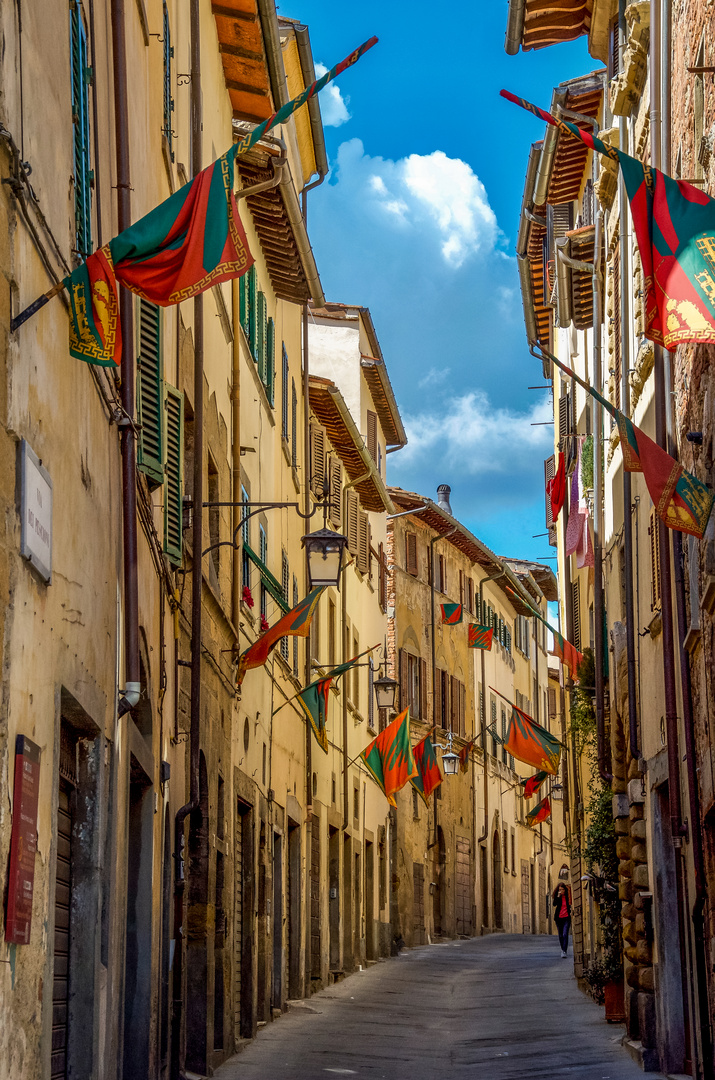 Gasse in Arezzo