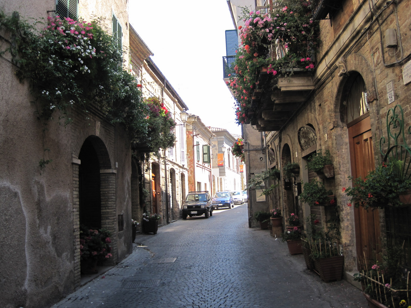 Gasse in Atri