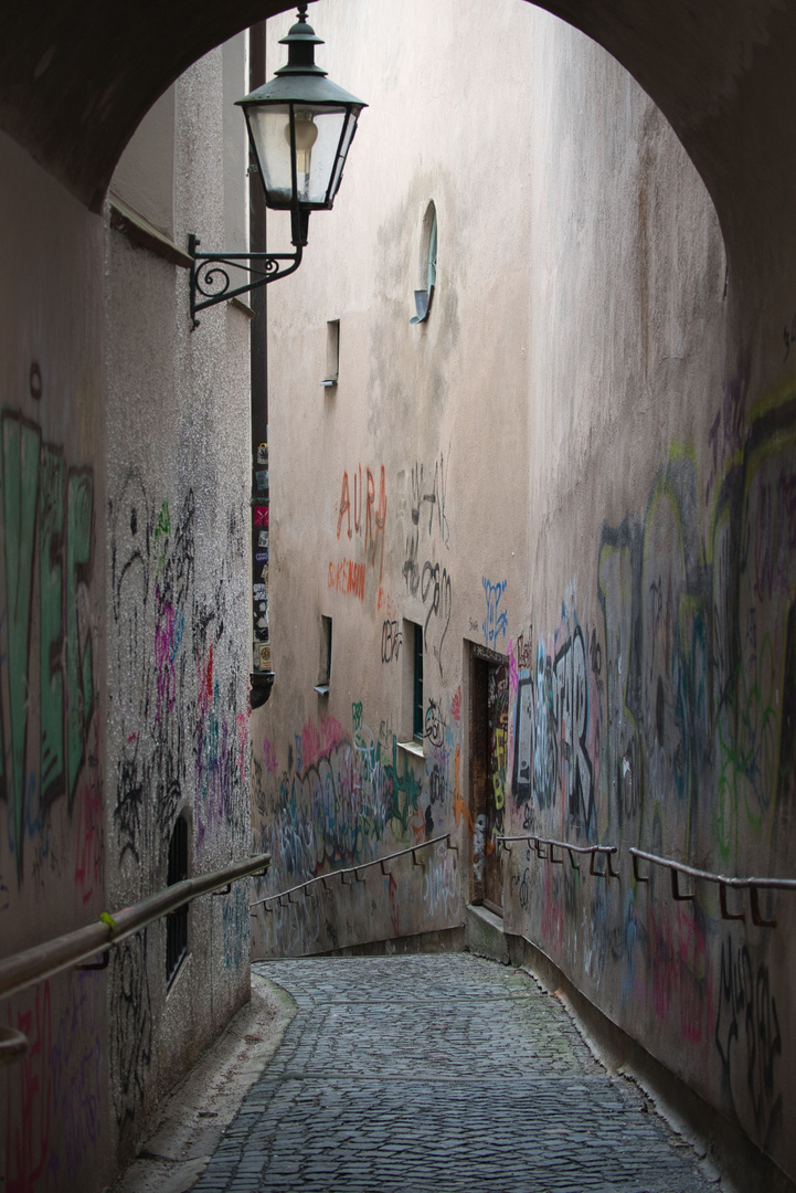 Gasse in Augsburg