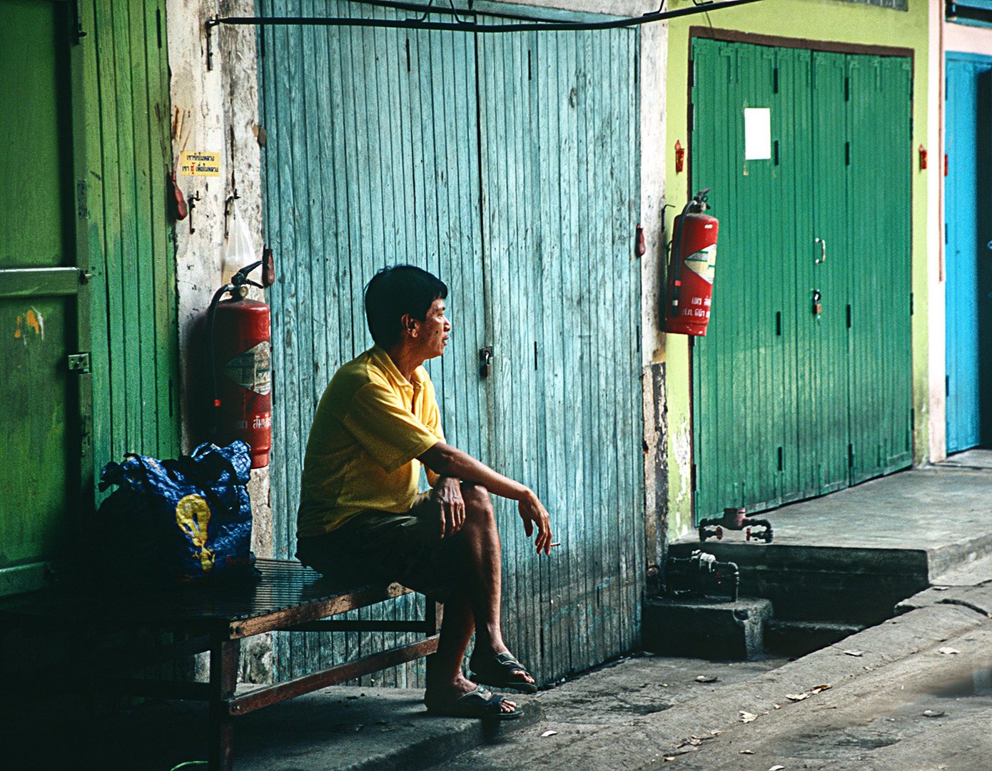 Gasse in Bangkok