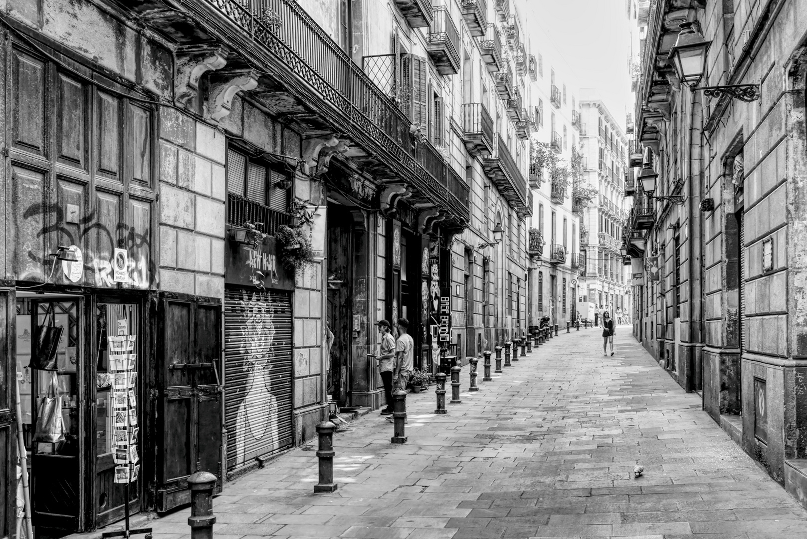 Gasse in Barcelona