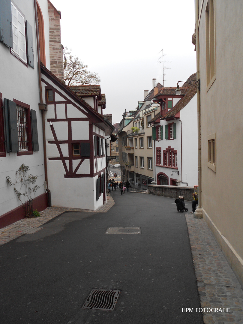 Gasse in Basel