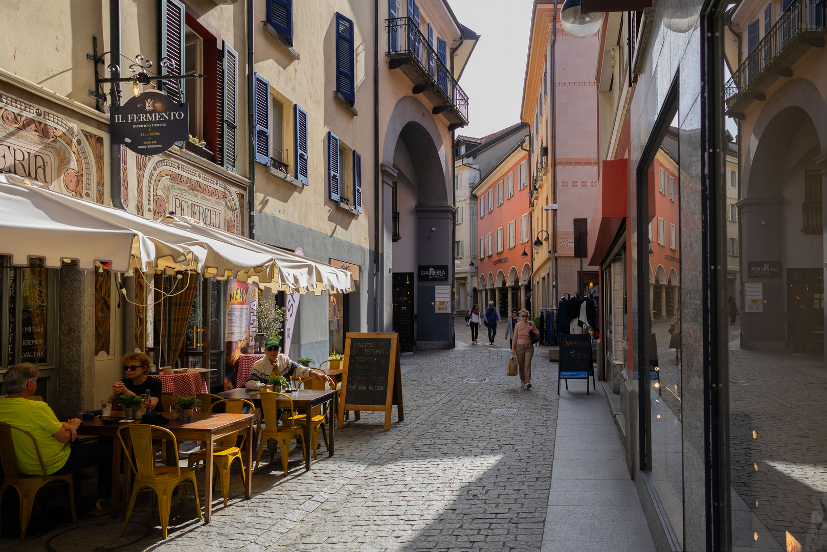 Gasse in Bellinzona