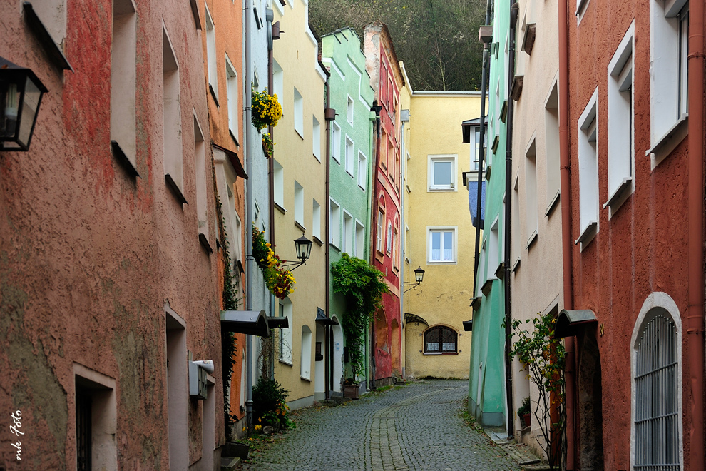 Gasse in Burghausen