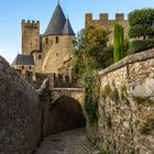 Gasse in Carcassonne  