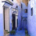 Gasse in Chefchaouen Rifgebirge