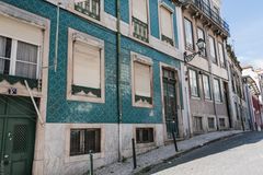 Gasse in der Alfama