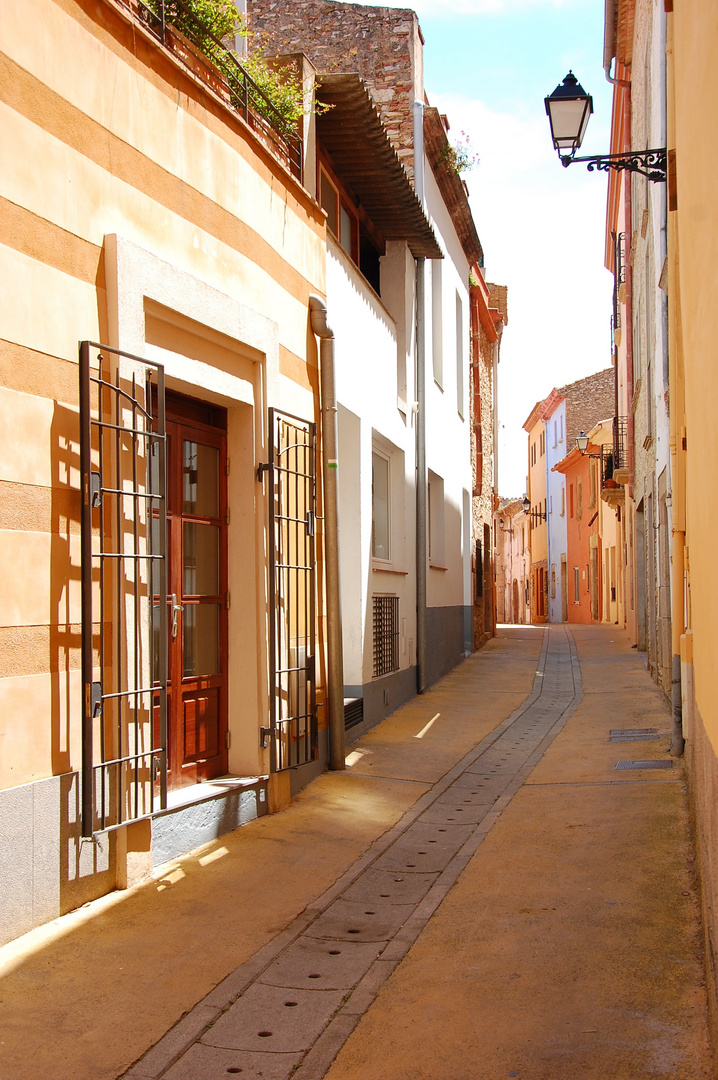 Gasse in der altstadt von Begur