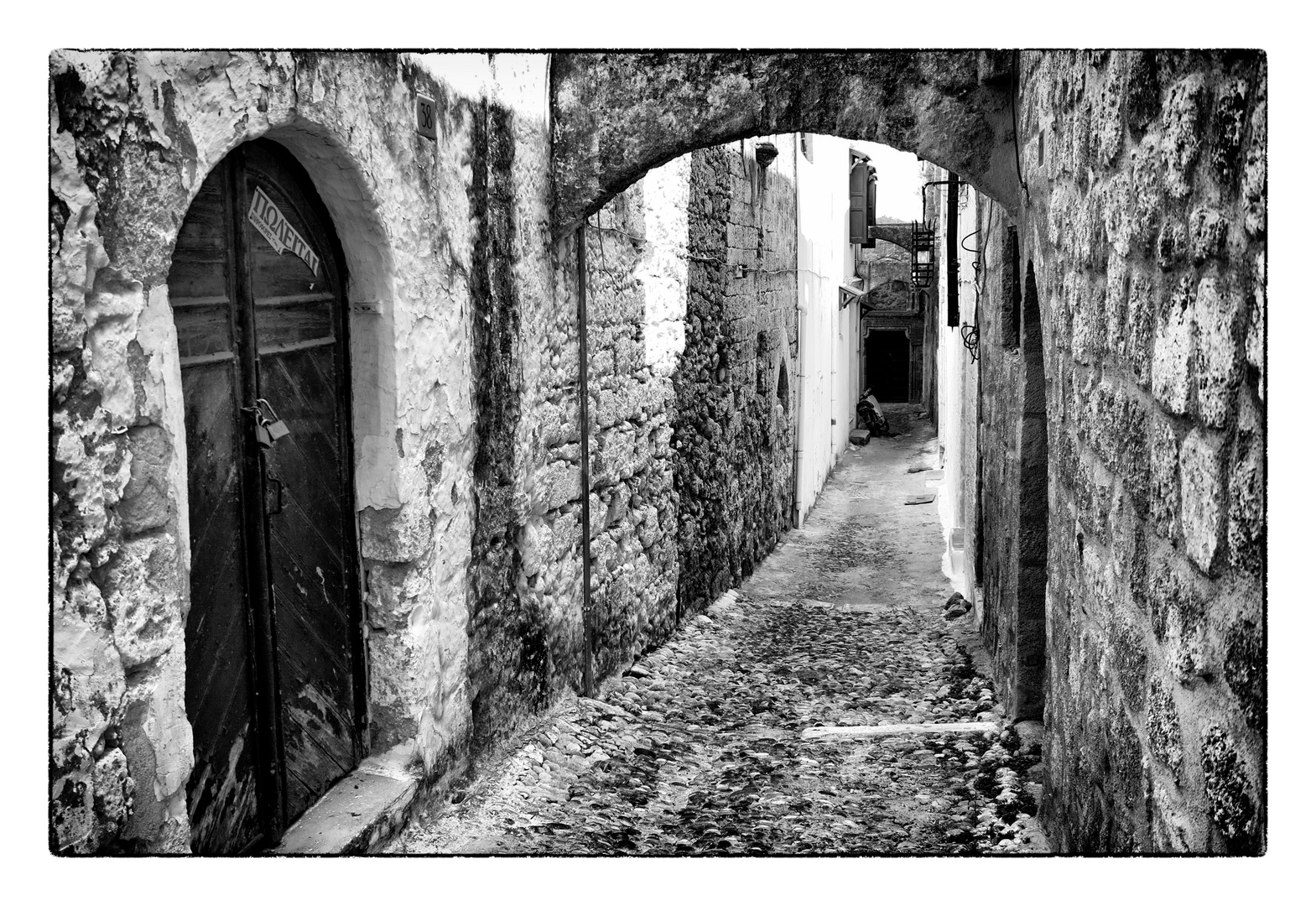 Gasse in der Altstadt von Rhodos