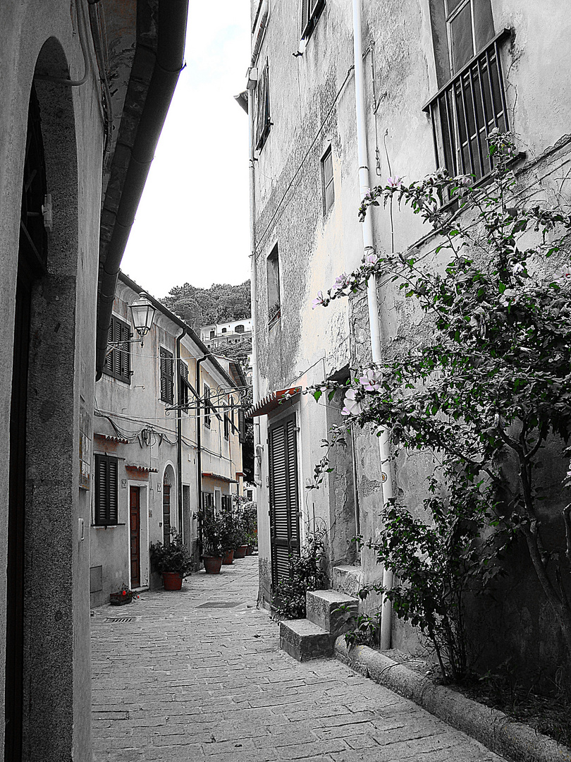 Gasse in der Toscana