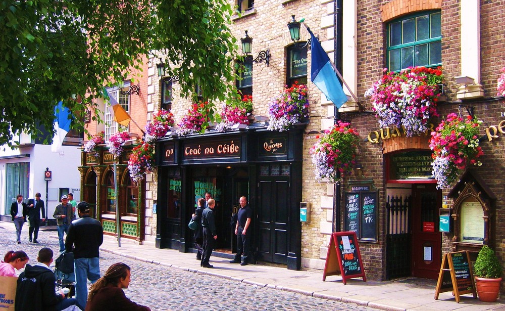 Gasse in Dublin-City