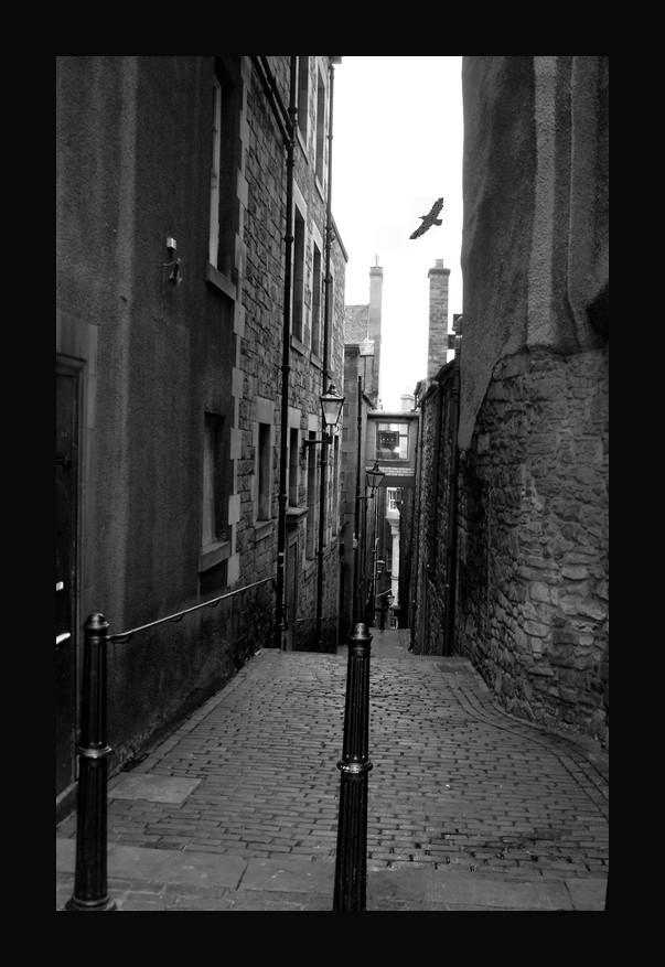 Gasse in Edinburgh