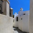 Gasse in Emborio/Santorin