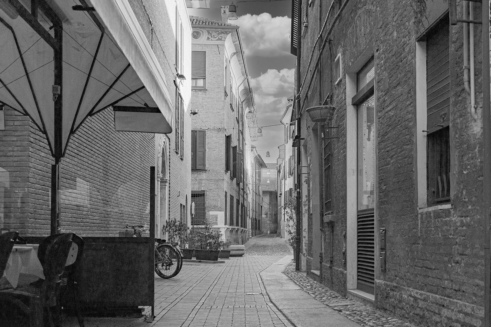 Gasse in Ferrara