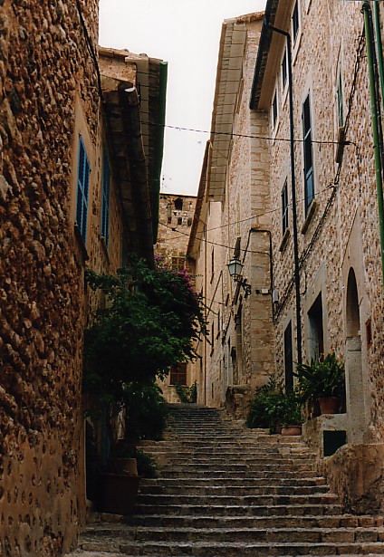 Gasse in Fornalutx/Mallorca