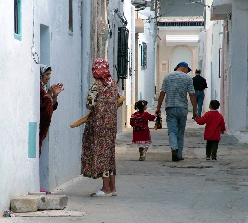 Gasse in Hammamet