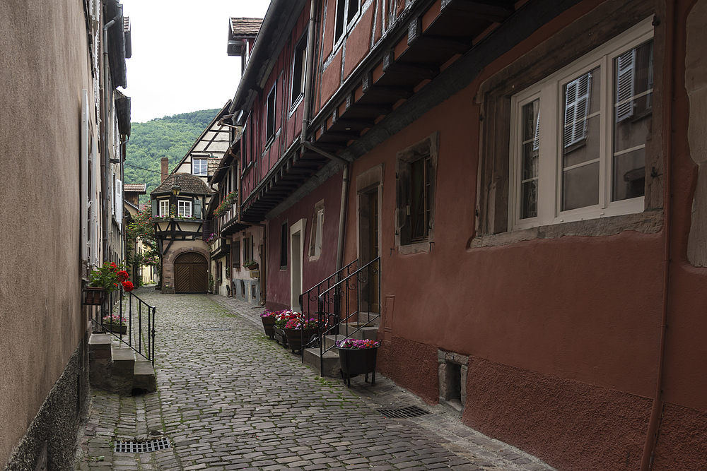 Gasse in Kaysersberg (Elsass)