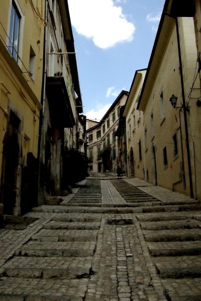 Gasse in L´Aquila