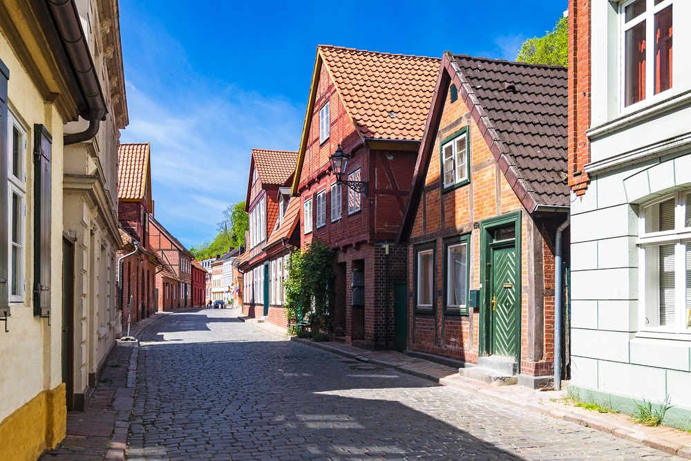 Gasse in Lauenburg 