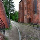 Gasse in Lüneburg am Kloster