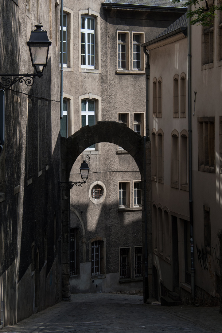 Gasse in Luxemburg